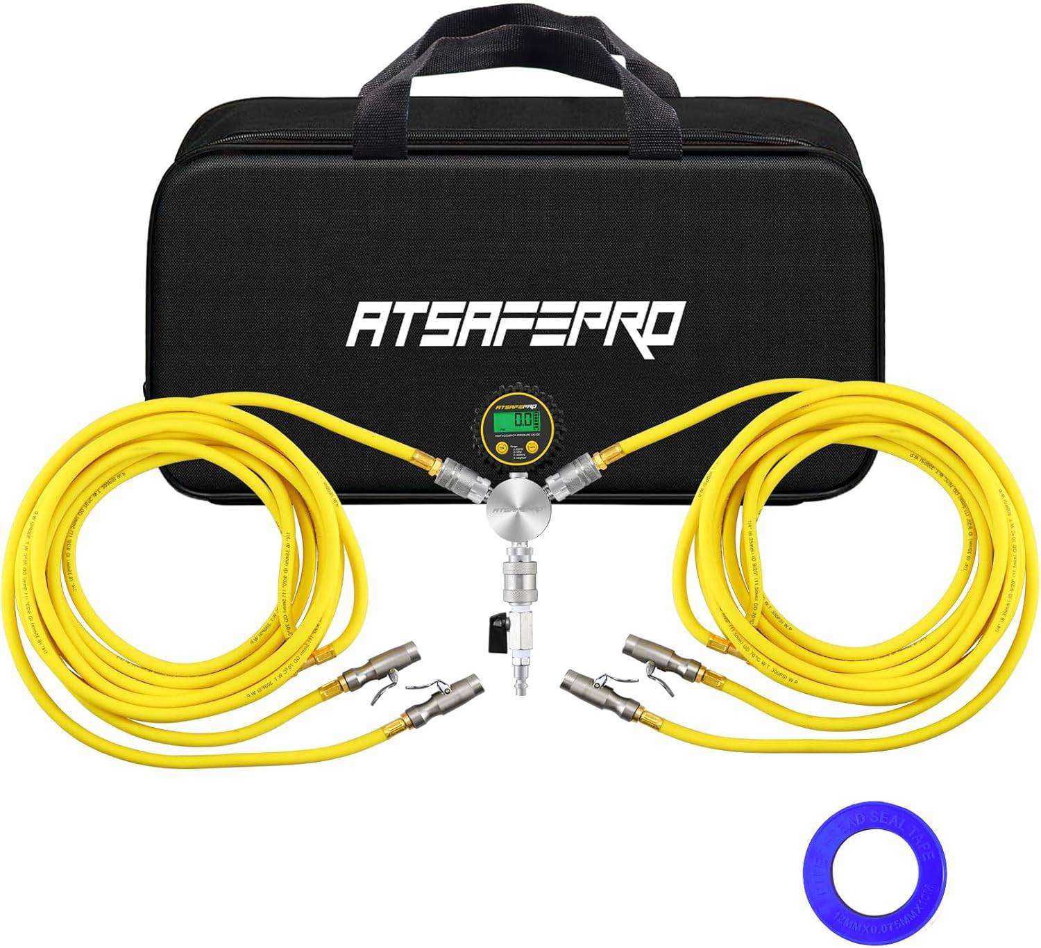 4 Tire Inflation Deflation System, Air Systems Rapid 4-Tire Inflation/Deflation System, Fits Up to 155<222> Wheelbase, Includes Manifold, Digital Gauge, and Storage Bag